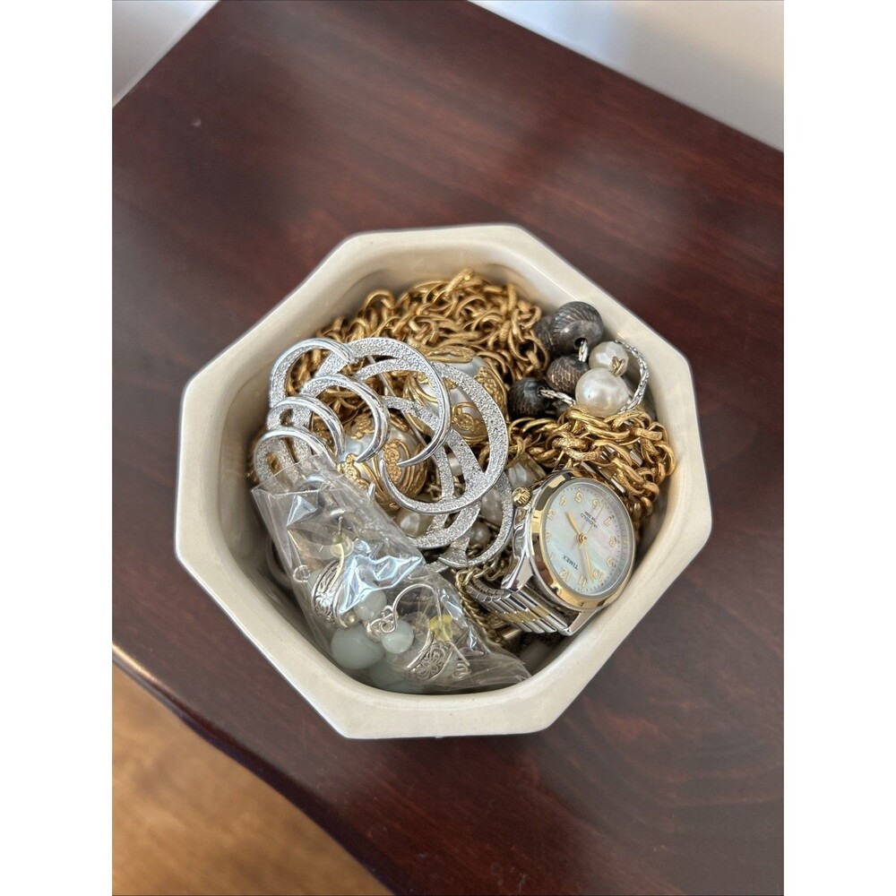 Mystery Jewelry Jar, All Wearable, Vintage To Now, Fits And Floyd - Picture 4 of 6